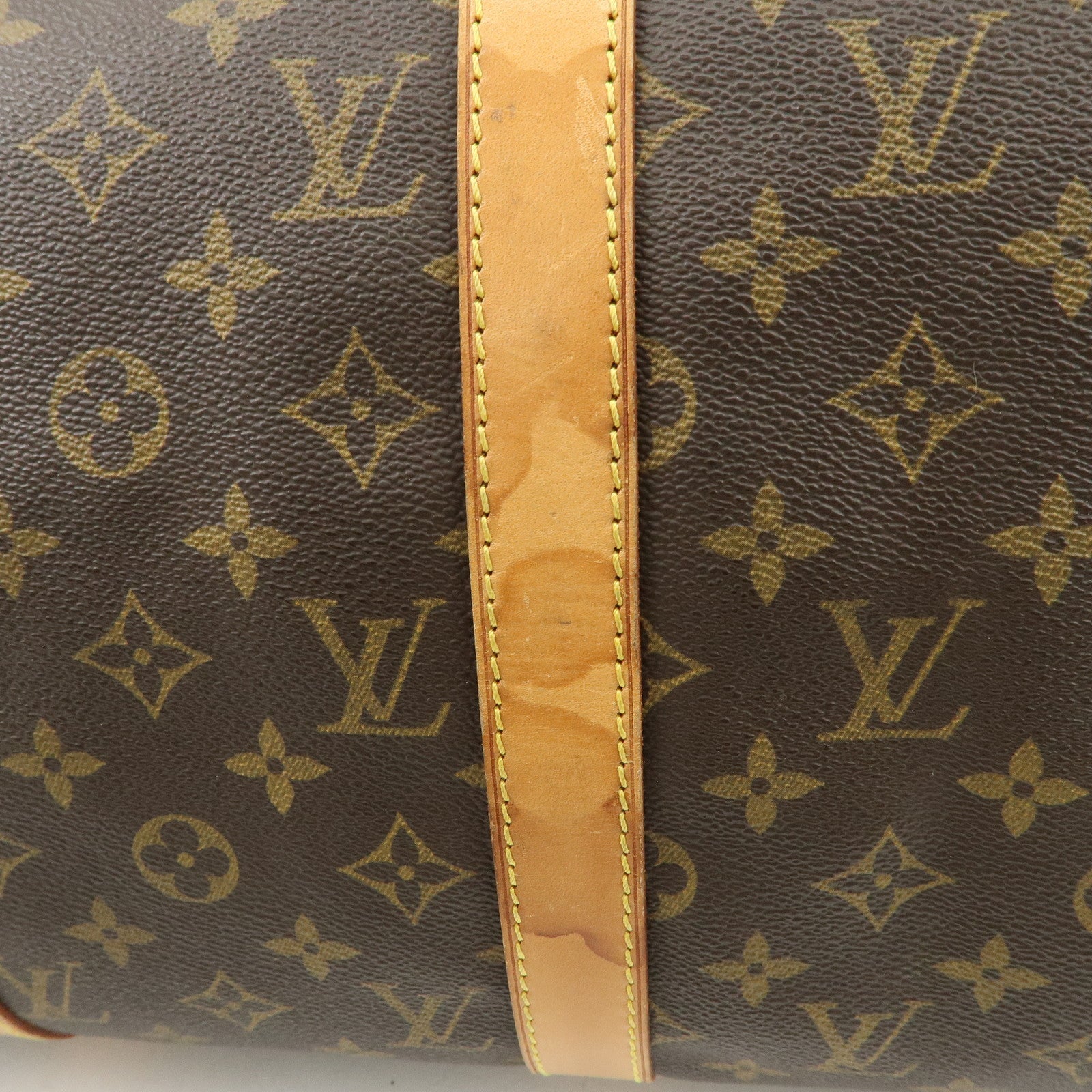 Louis Vuitton Monogram Keep All 50 Bag Boston Bag Brown M41426 Used