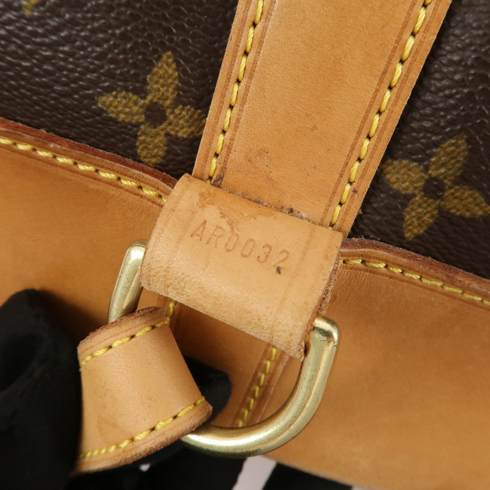 Louis Vuitton Monogram Randonnee PM Laundry Bag Brown M42243 Used