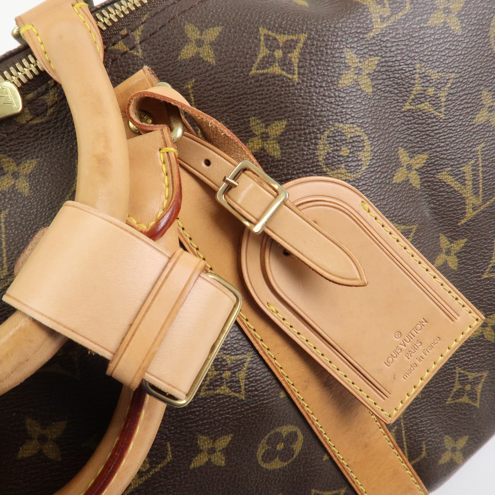 Louis Vuitton Monogram Keep All Bandouliere 55 Boston Bag M41414