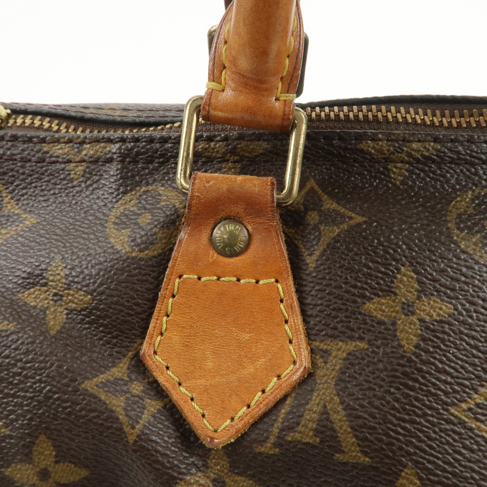 Louis Vuitton Monogram Speedy 30 Boston Bag Hand Bag Brown M41526