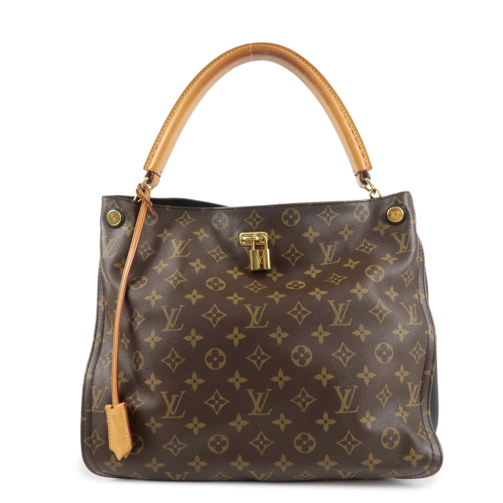 Louis Vuitton Monogram Gaia Shoulder Bag Brown M41621 Used