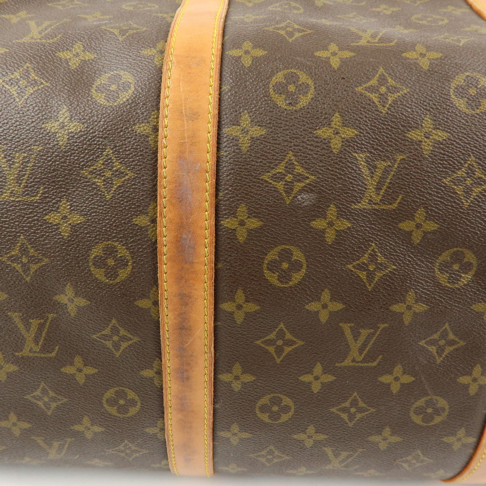 Louis Vuitton Monogram Sac Souple 55 Boston Bag Brown M41622