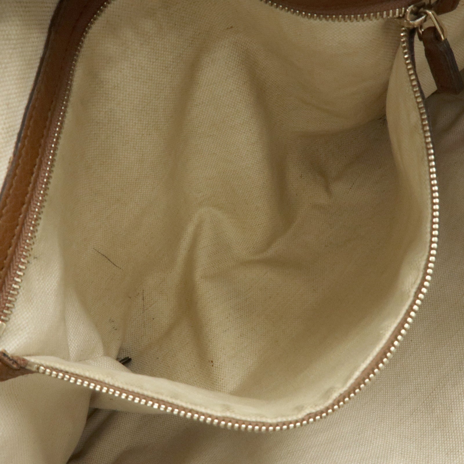 GUCCI Bamboo GG Canvas Leather Tote Bag Hand Bag Brown 269945