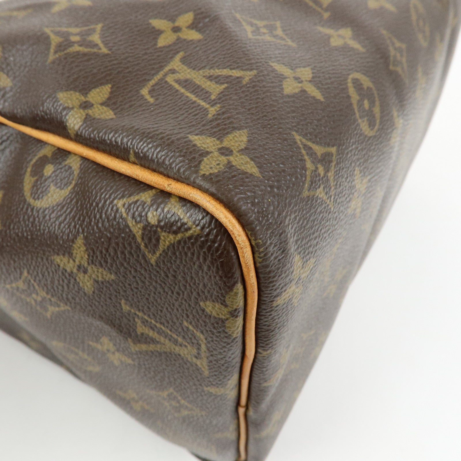 Louis Vuitton Monogram Speedy 30 Boston Bag Hand Bag Brown M41526