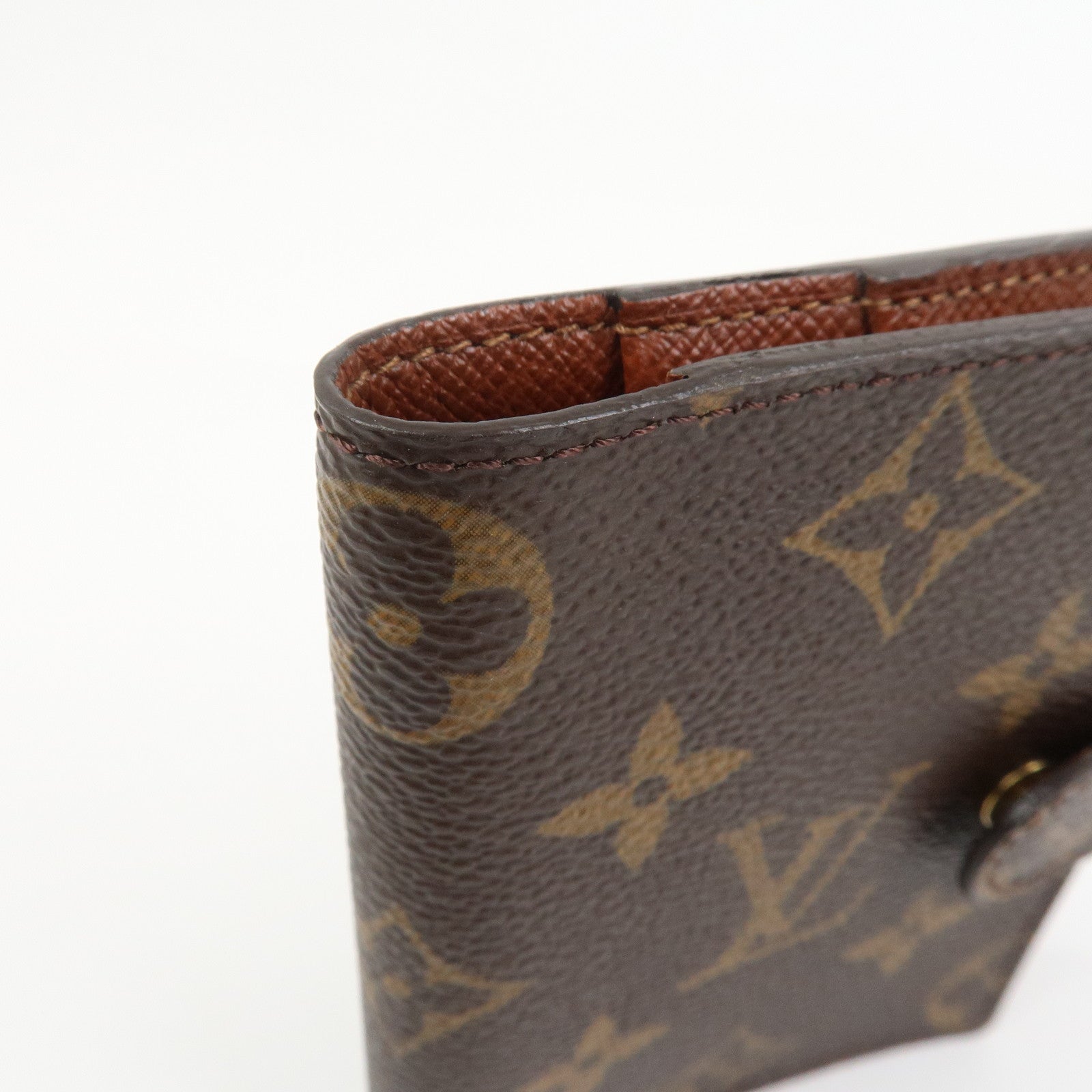 Louis Vuitton Monogram Agenda Mini Planner Cover Brown R20007