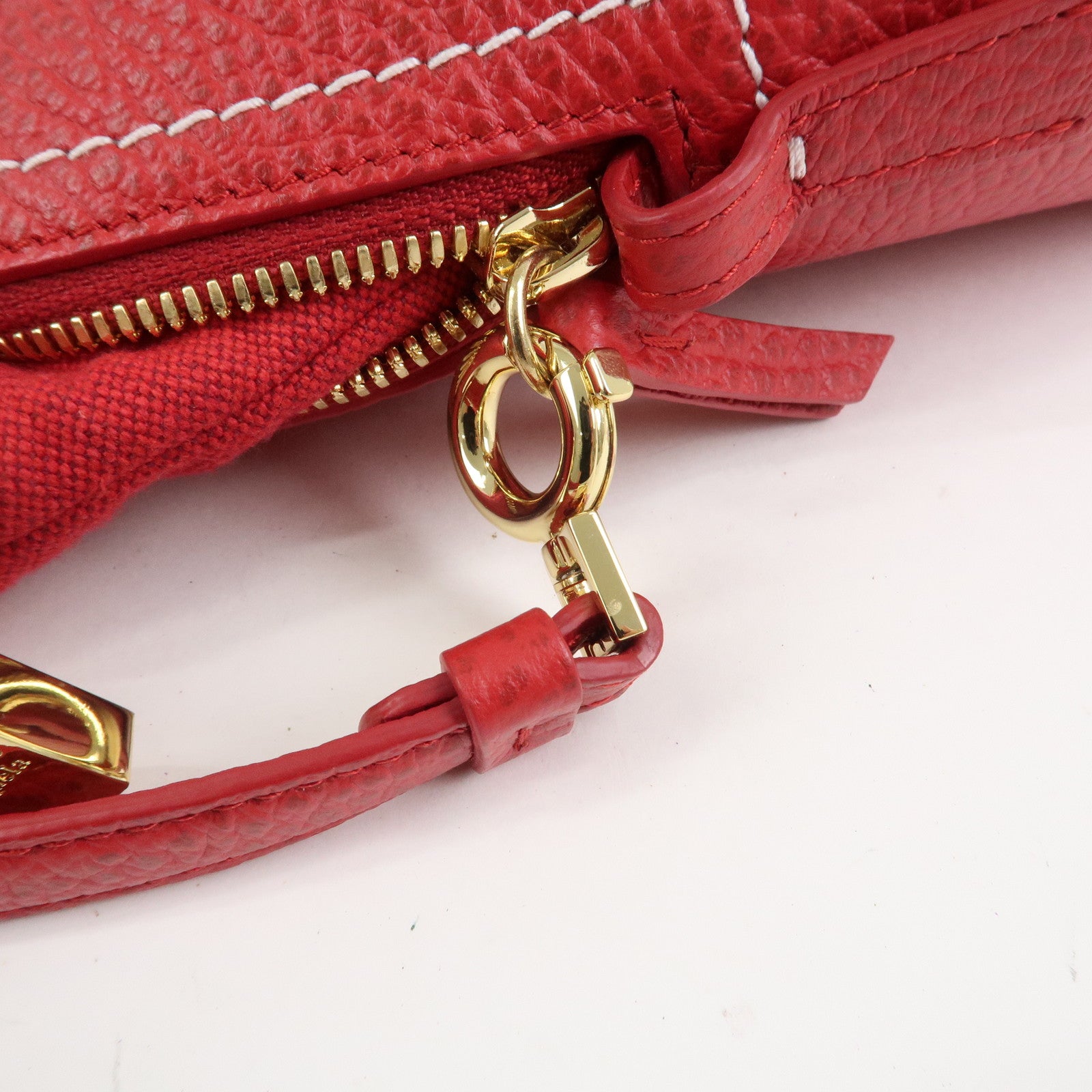Maison Margiela 5AC Grained Calf Leather 2 Way Red S56WG0082