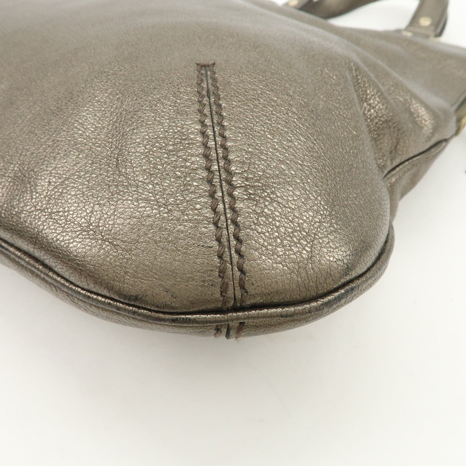 SAINT LAURENT Metropolis Rive Gauche Leather Tote Bag 177739