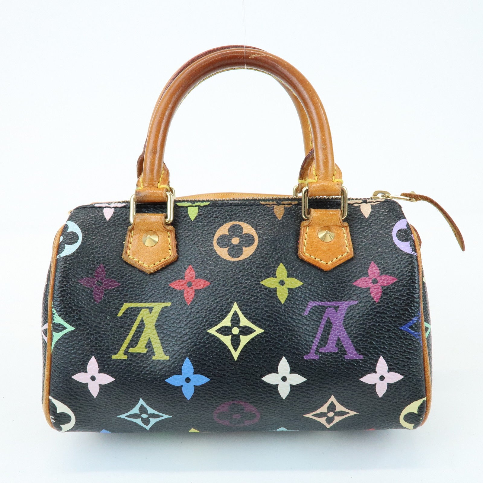Louis Vuitton Monogram Multicolor Mini Speedy Mini Bag Noir M92644