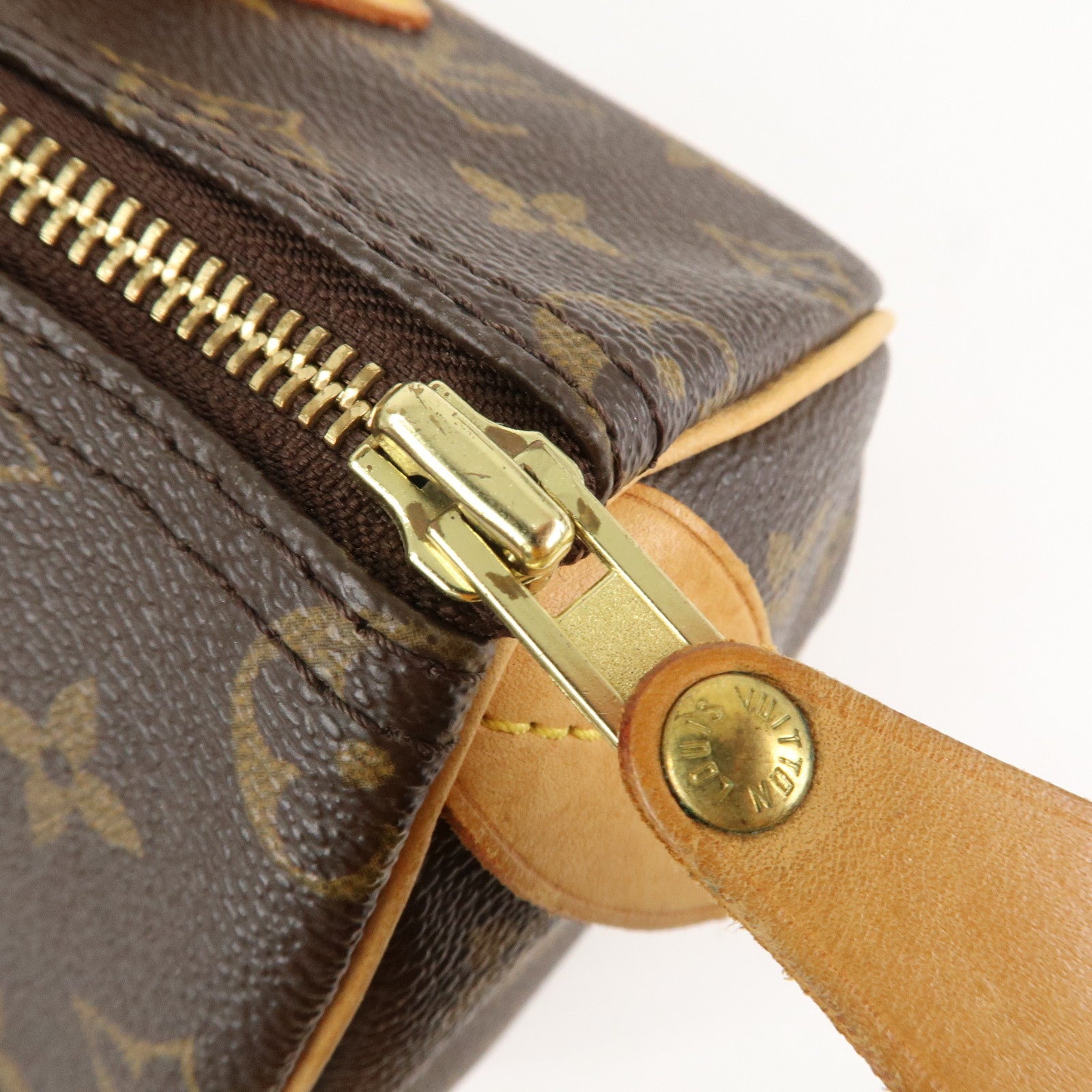 Louis Vuitton Monogram Speedy 25 Hand Bag Boston Bag M41528