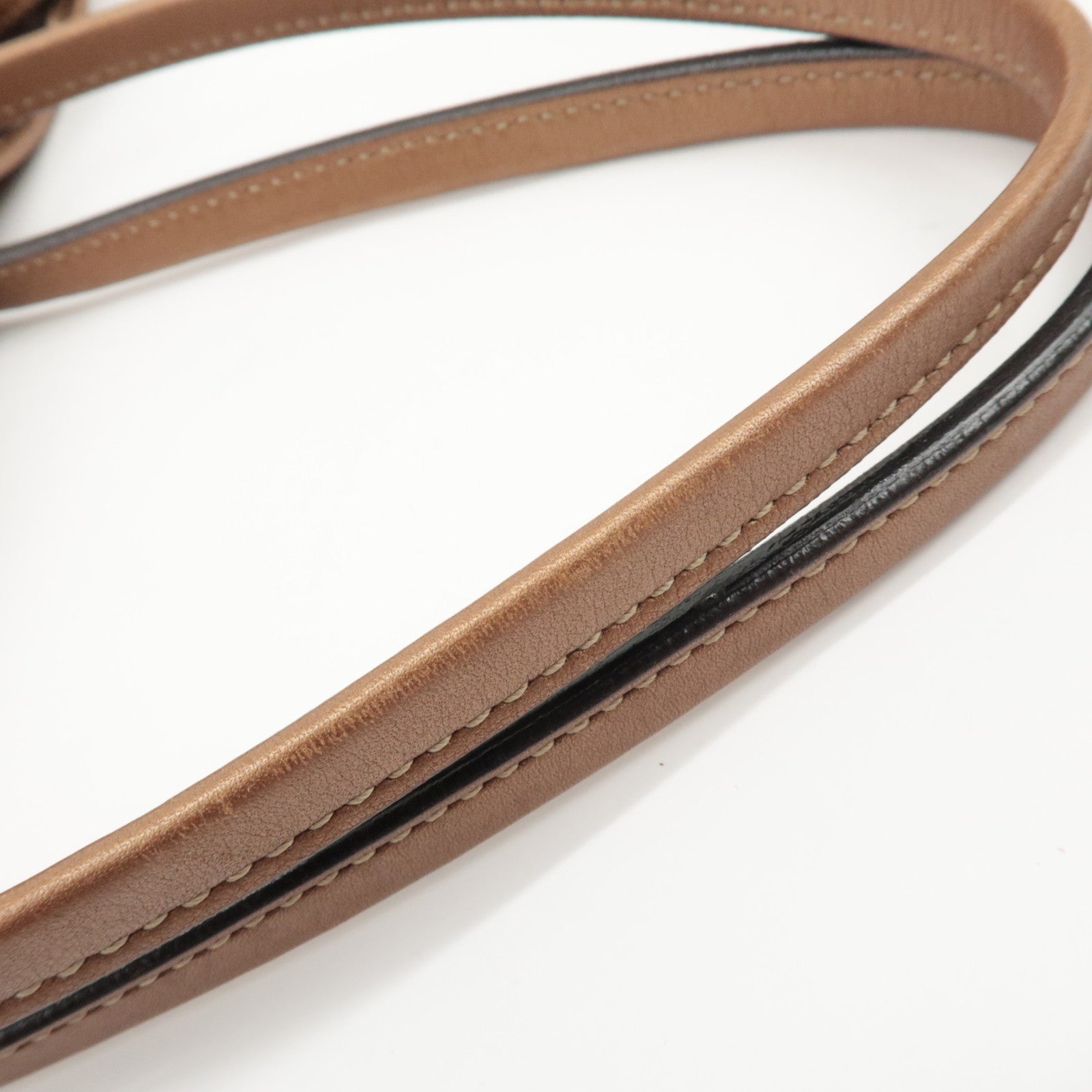 GUCCI GG Twins GG Canvas Leather Tote Bag Beige Bronze 232957 Used