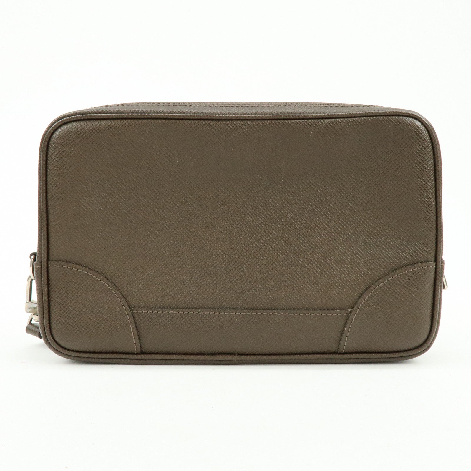 Louis Vuitton Taiga Neo Pavel Clultch Bag Grizzly M31148