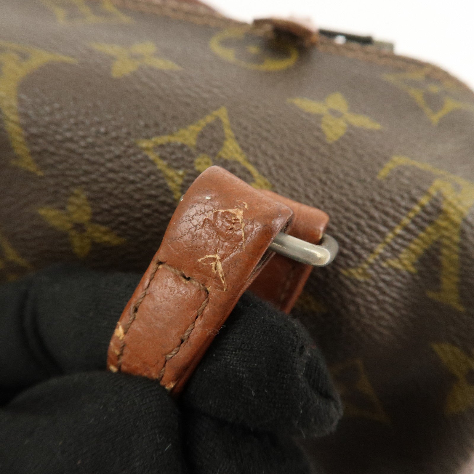 Louis Vuitton Monogram Papillon 26 Hand Bag Old Style Brown M51366