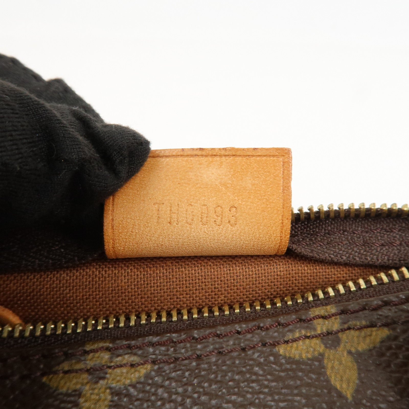 Louis Vuitton Monogram Mini Speedy Hand Bag Brown M41534