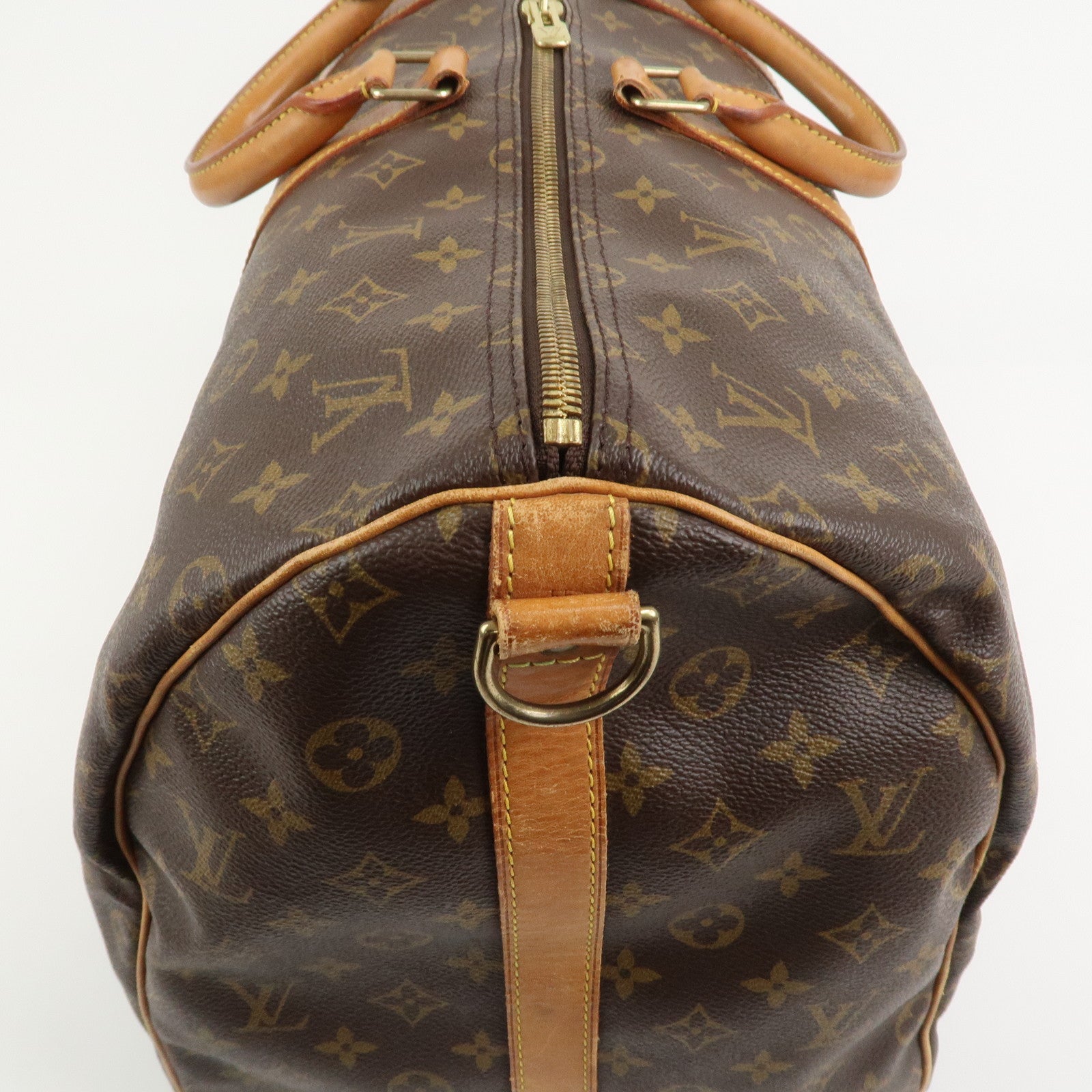 Louis Vuitton Monogram Keep All 55 Bandouliere Boston Bag M56714