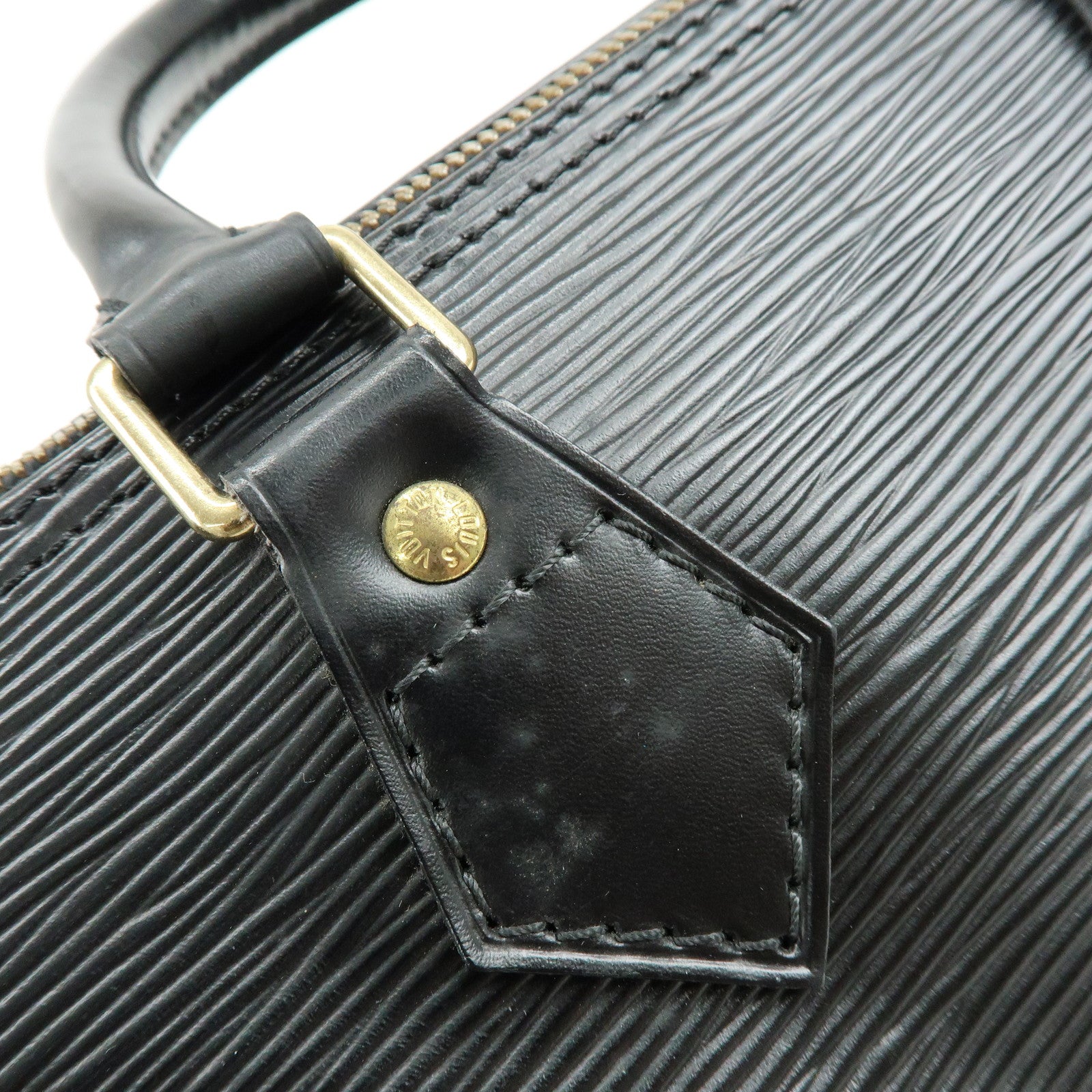 Louis Vuitton Epi Leather Speedy 25 Hand Bag Boston Bag Noir M59032