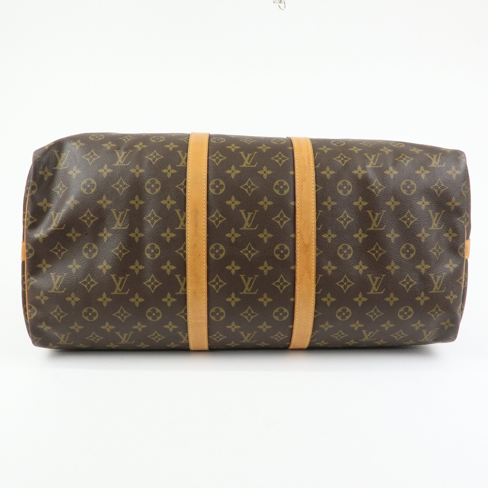 Louis Vuitton Monogram Keep All Bandouliere 55 Boston Bag M41414
