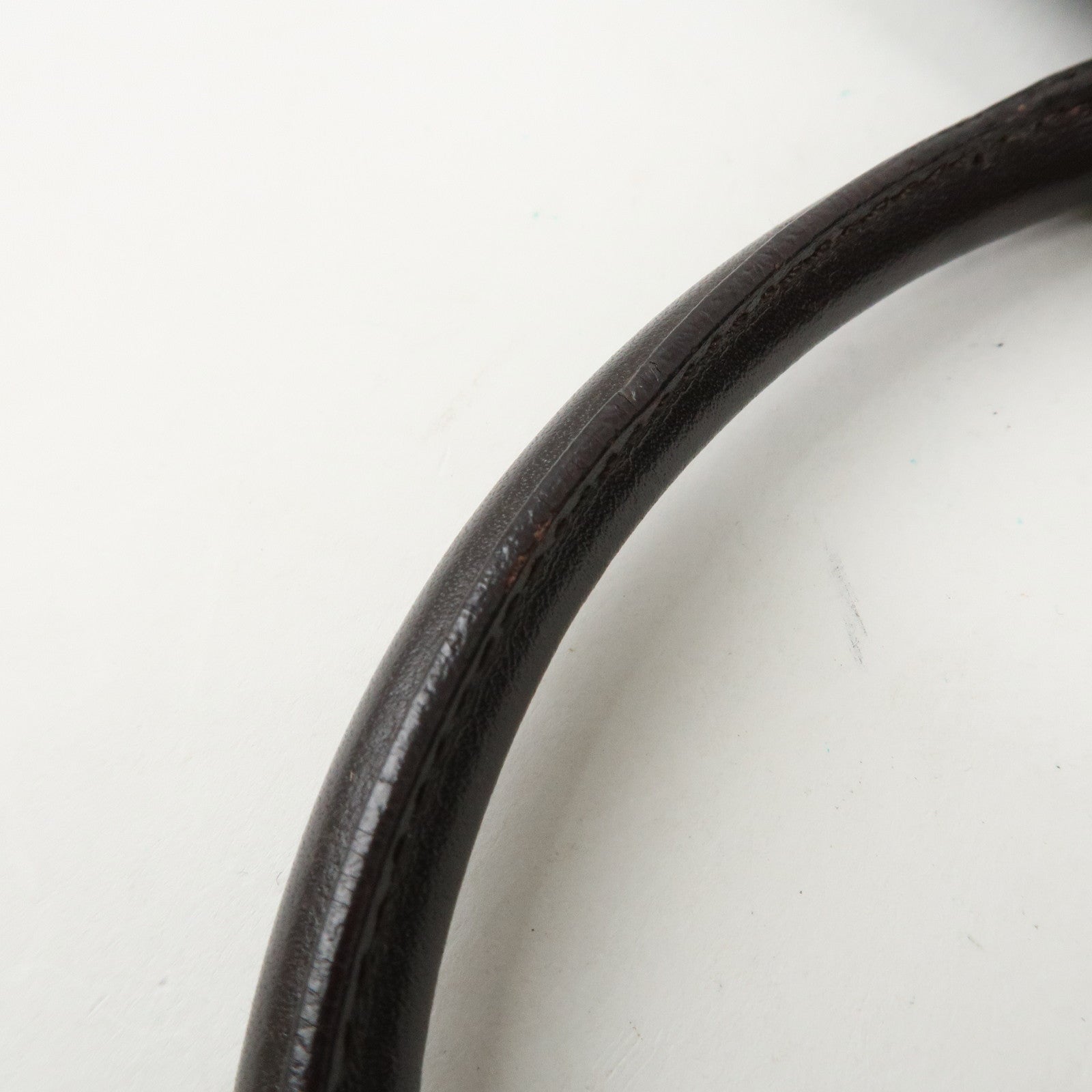 Christian Dior Street Chic Trotter Canvas Leather Hand Bag Brown Used