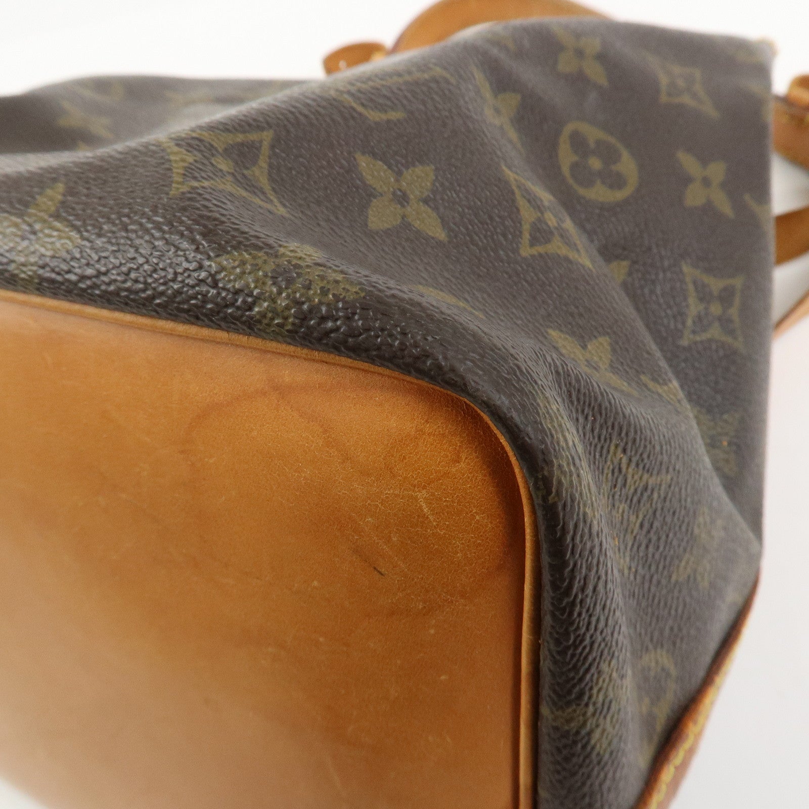 Louis Vuitton Monogram Petit Noe Shoulder Bag Brown M42226