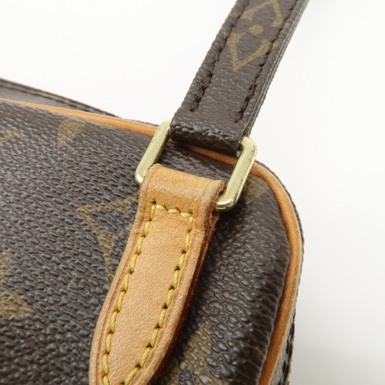 Louis Vuitton Monogram Pochette Marly Bandouliere Bag Brown M51828