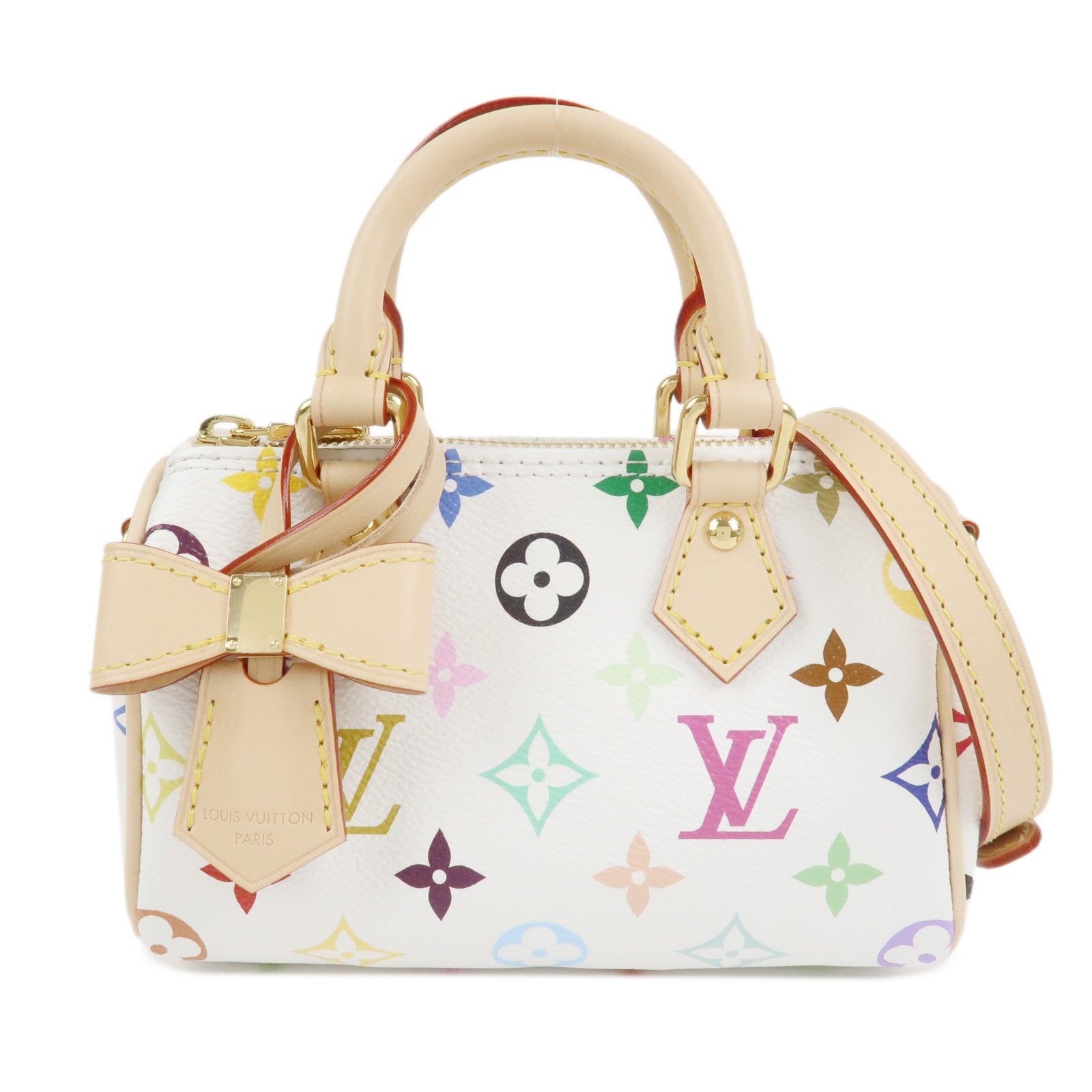 Louis Vuitton Monogram Multicolor LV×TM Nano Speedy 2Way Bag M13391