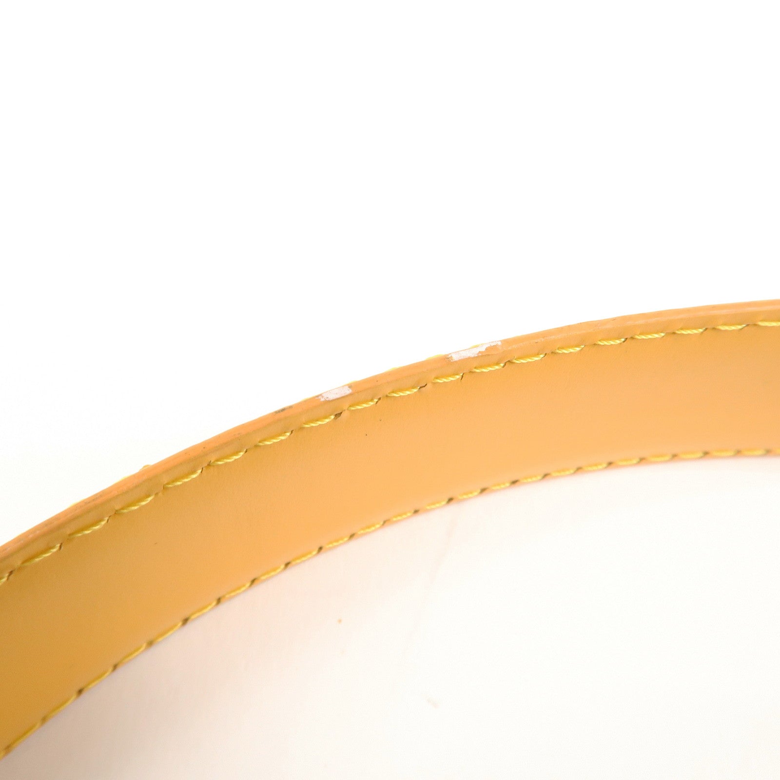 Louis Vuitton Epi Leather Ceinture Belt Tassili Yellow R10051