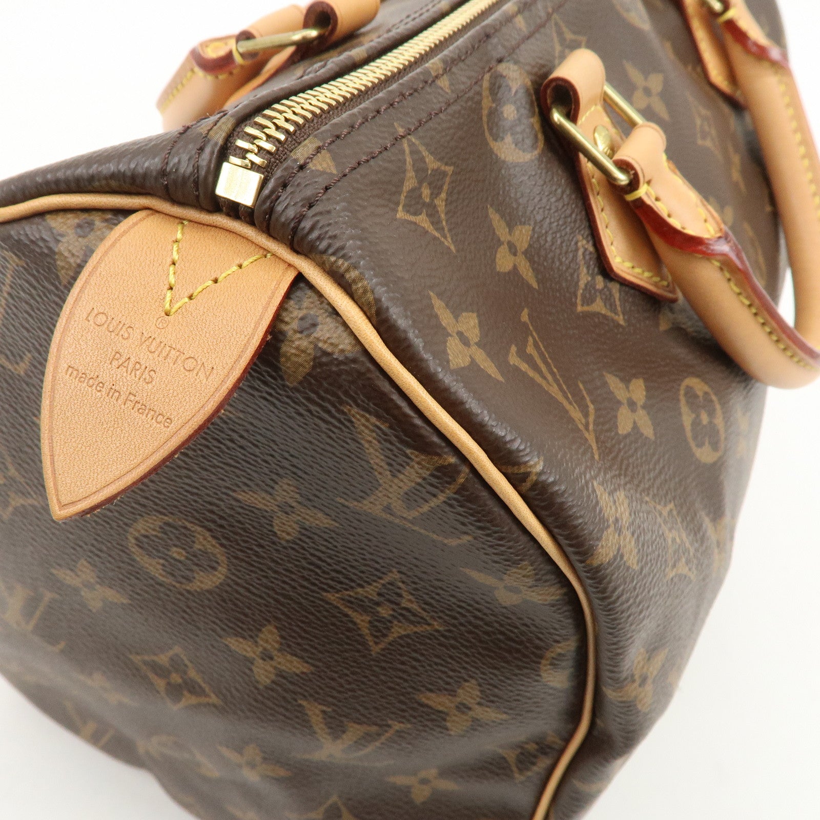 Louis Vuitton Monogram Speedy 30 Boston Bag Hand Bag Brown M41108