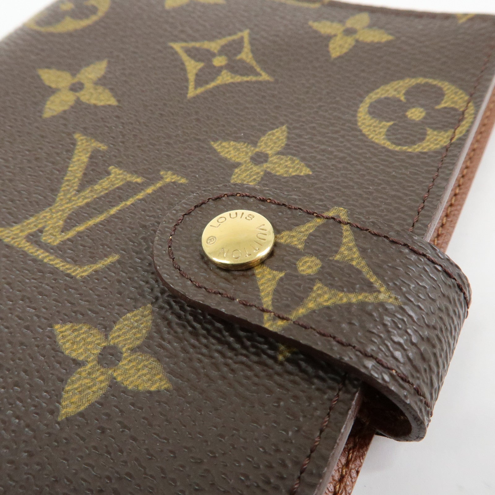 Louis Vuitton Monogram Agenda PM Planner Cover Brown R20005