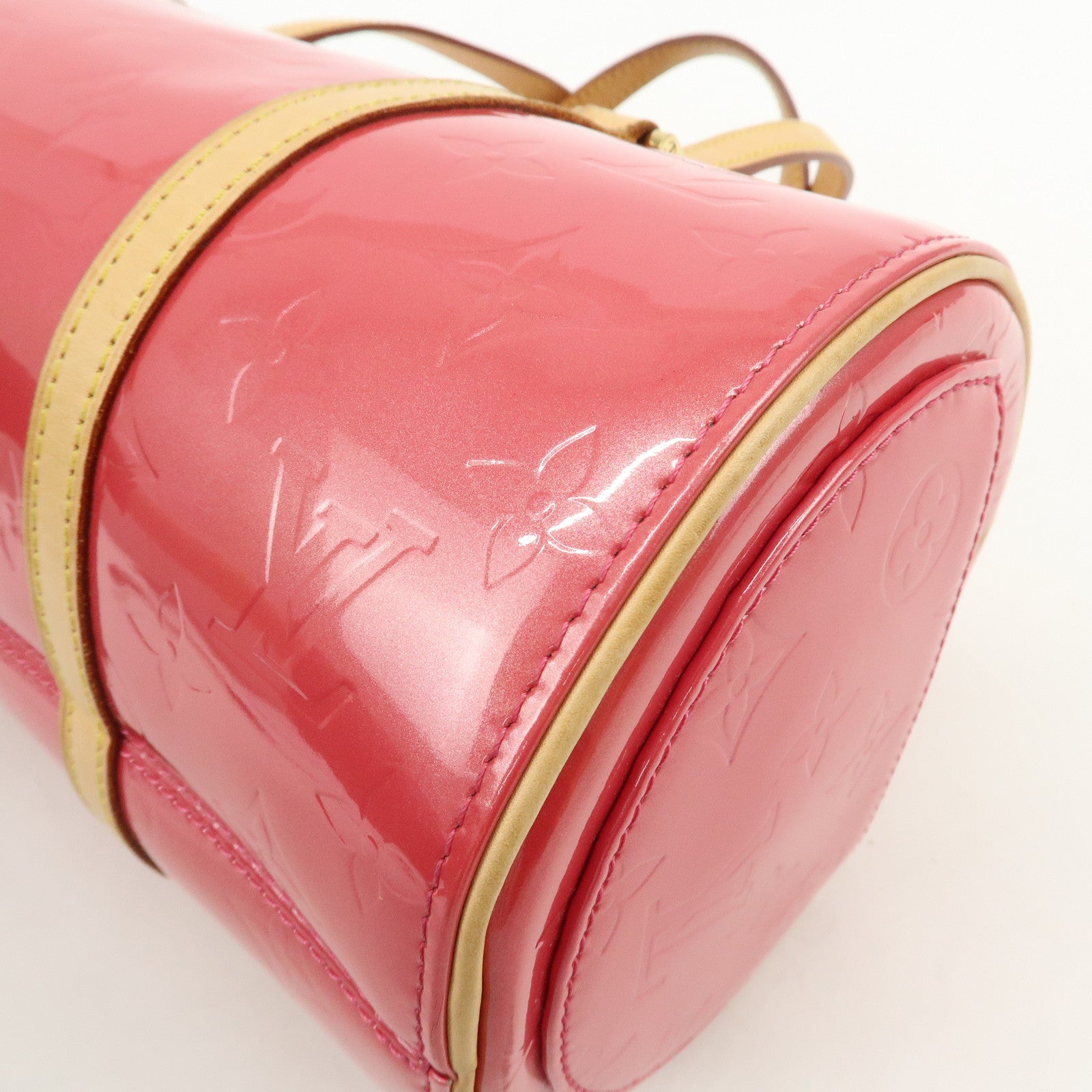 Louis Vuitton Monogram Vernis Bedford Hand Bag Framboise M9133F