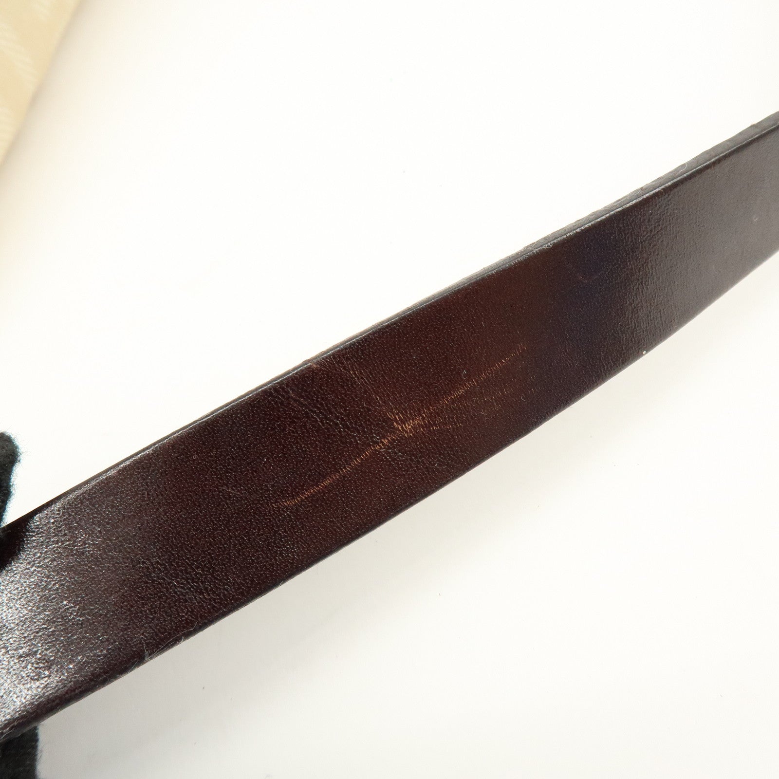 FENDI Mamma Baguette Zucca Canvas Leather Shoulder Bag Ivory 26325