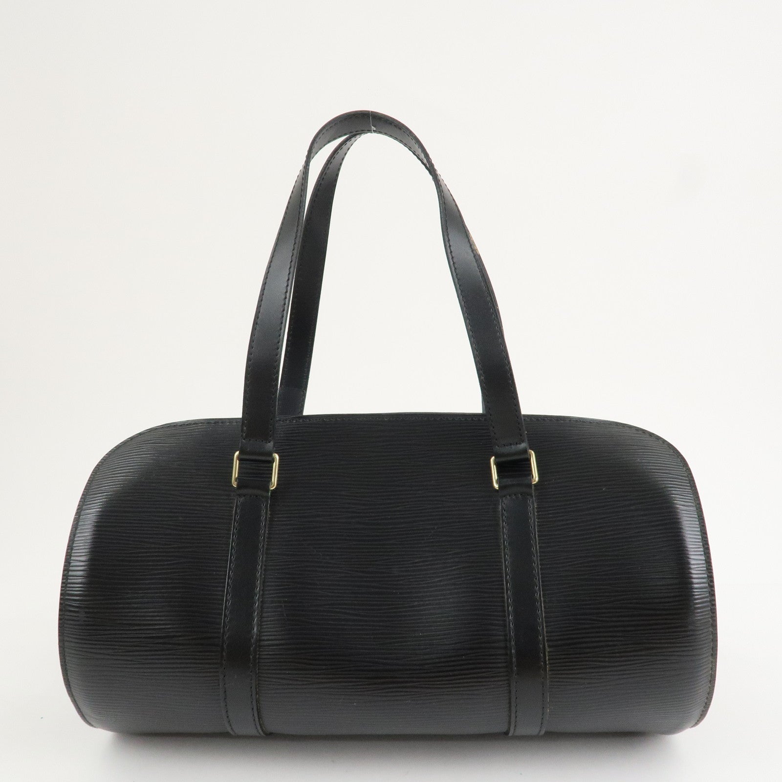 Louis Vuitton Epi Soufflot Hand Bag Shoulder Bag Noir Black M52862