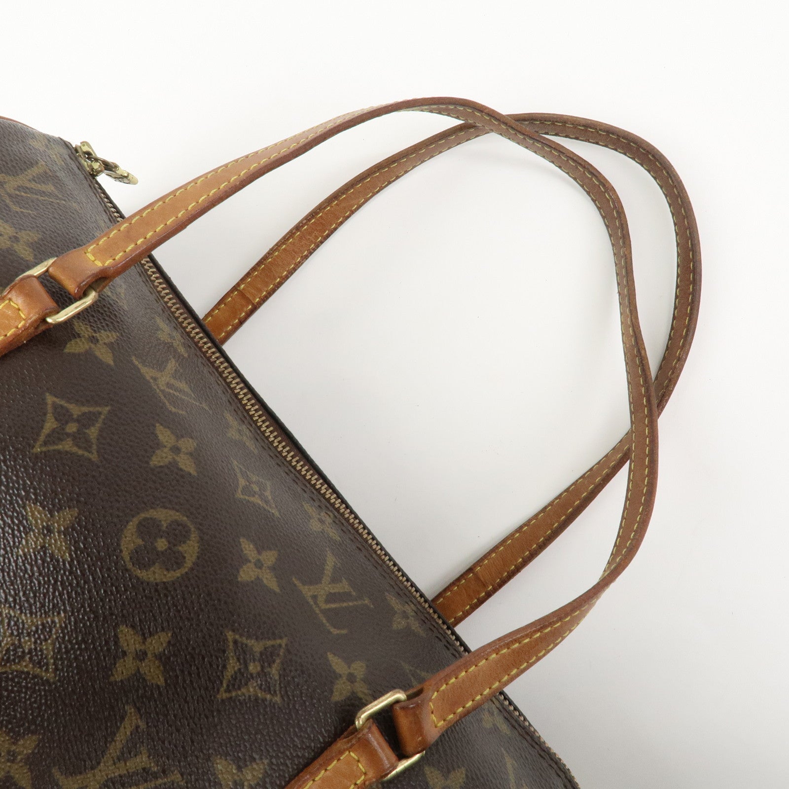 Louis Vuitton Monogram Papillon 30 Hand Bag Brown M51385