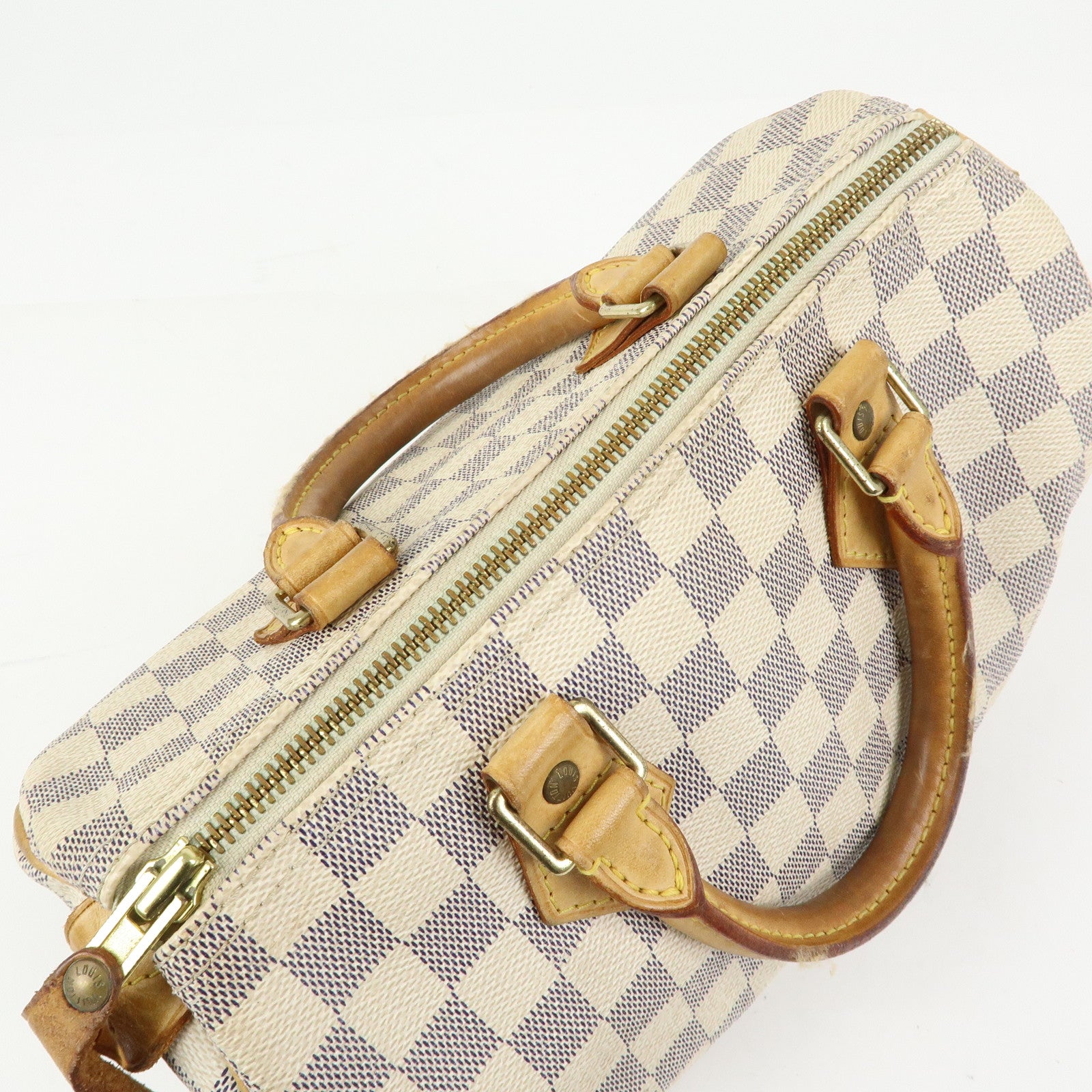 Louis Vuitton Damier Azur Speedy 25 Boston Bag Hand Bag N41534