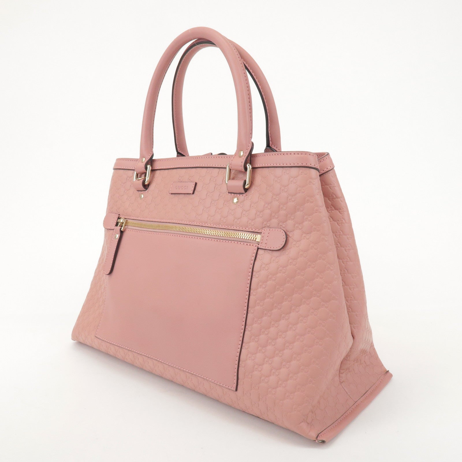 GUCCI Guccissima Leather 2Way Hand Bag Shoulder Bag Pink 510291