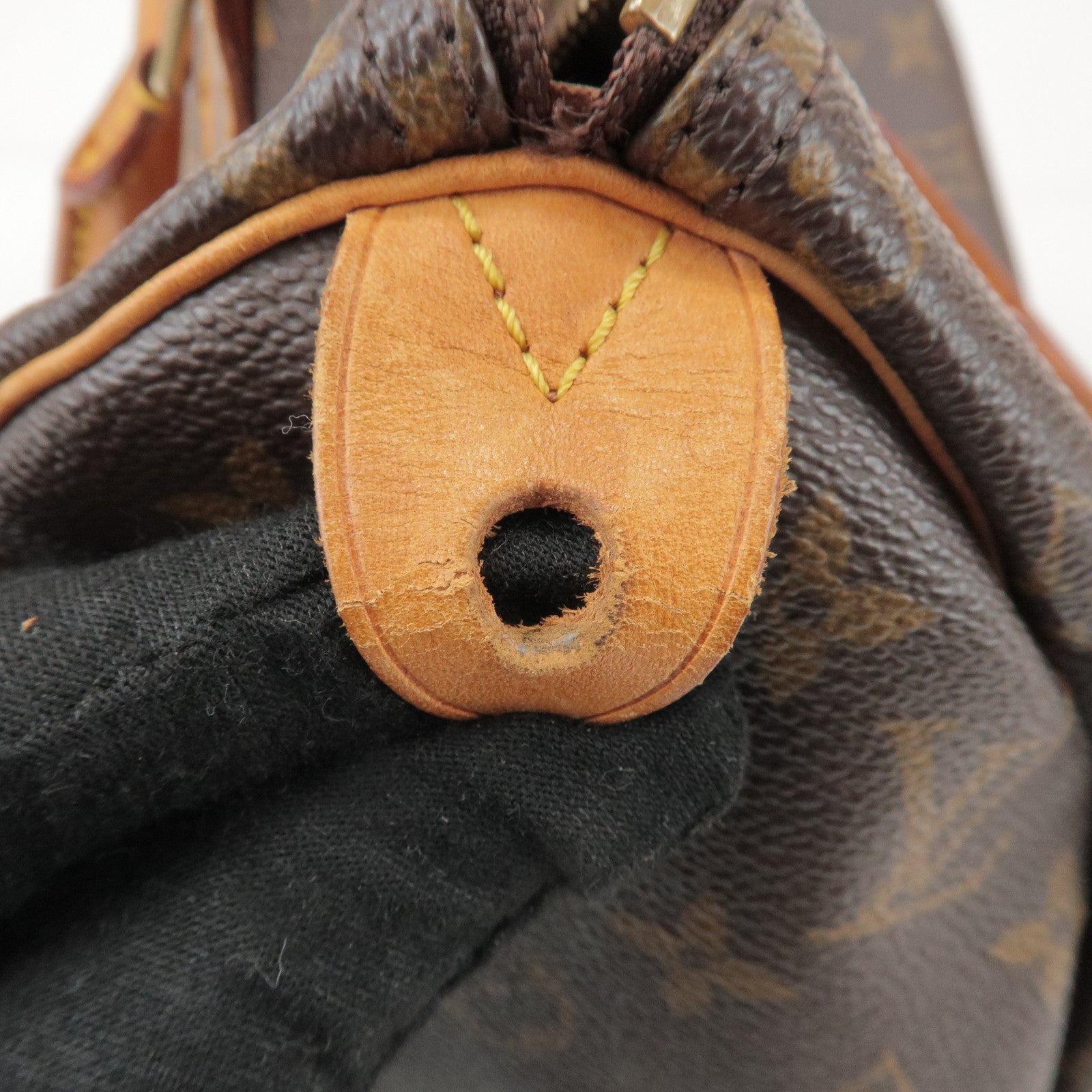 Louis Vuitton Monogram Speedy 25 Boston Bag Hand Bag Brown M41528