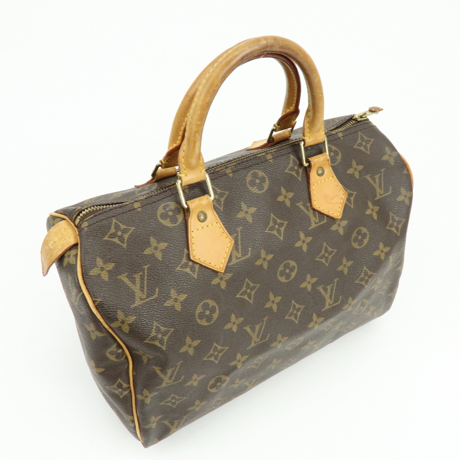 Louis Vuitton Monogram Speedy 30 Boston Bag Hand Bag Brown M41526