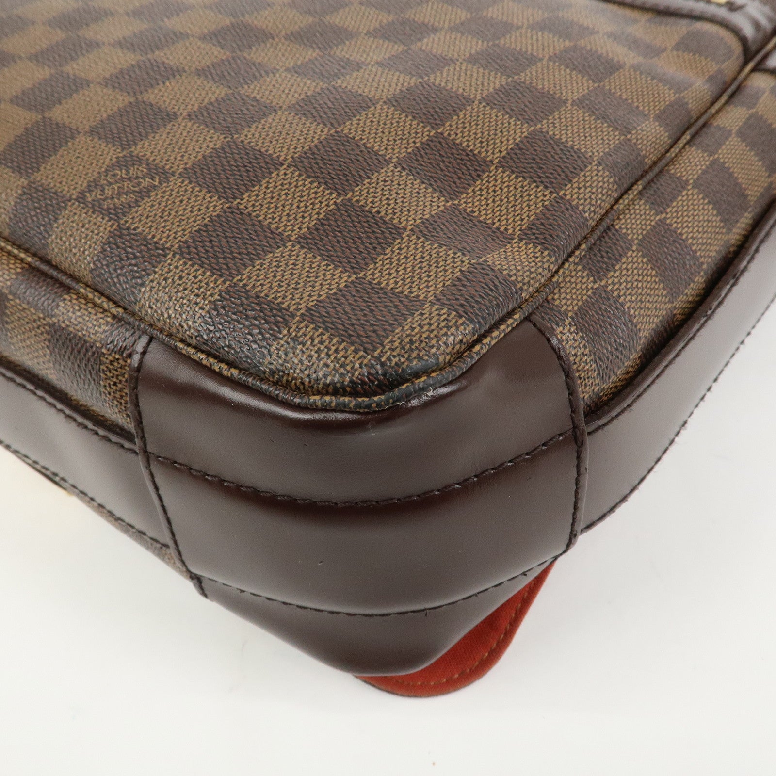 Louis Vuitton Damier Bastille Canvas Shoulder Bag Brown N45258