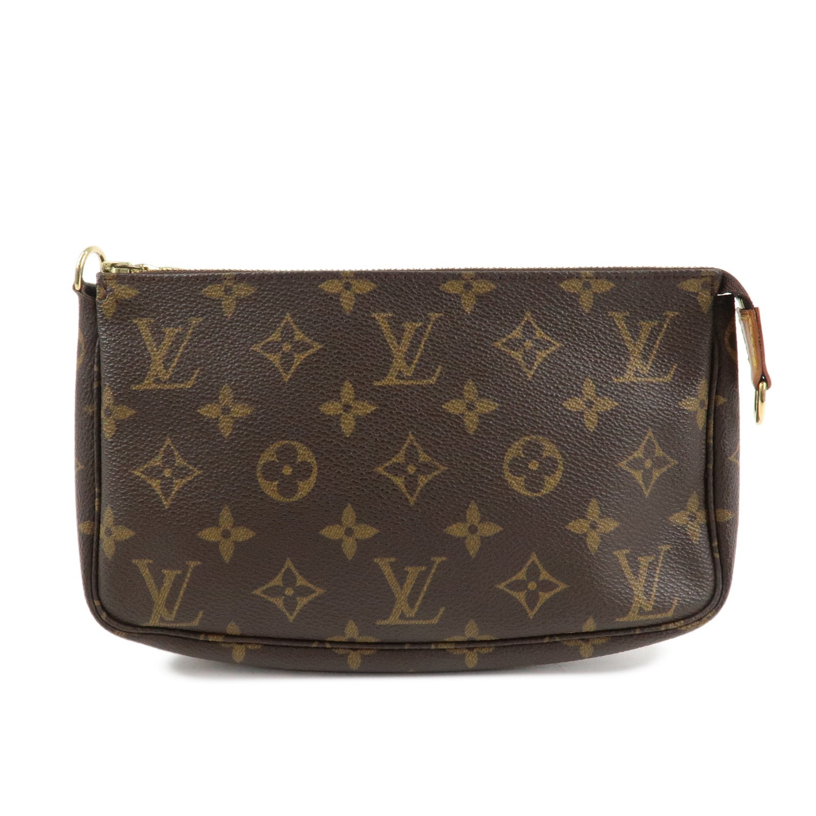 Louis Vuitton Monogram Pochette Accessoires Pouch Brown M51980 Used