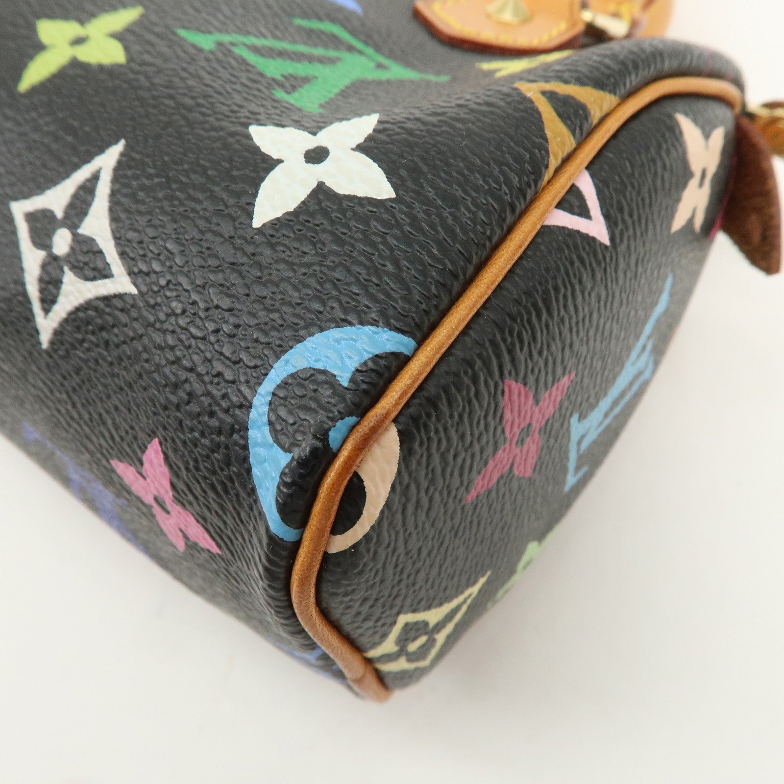 Louis Vuitton Monogram Multicolor Mini Speedy Mini Bag Noir M92644