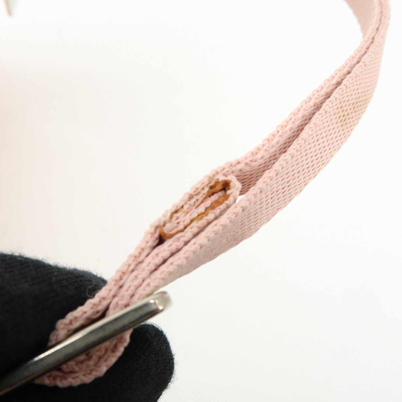 Christian Dior Trotter Canvas Leather Shoulder Bag Hand Bag Pink