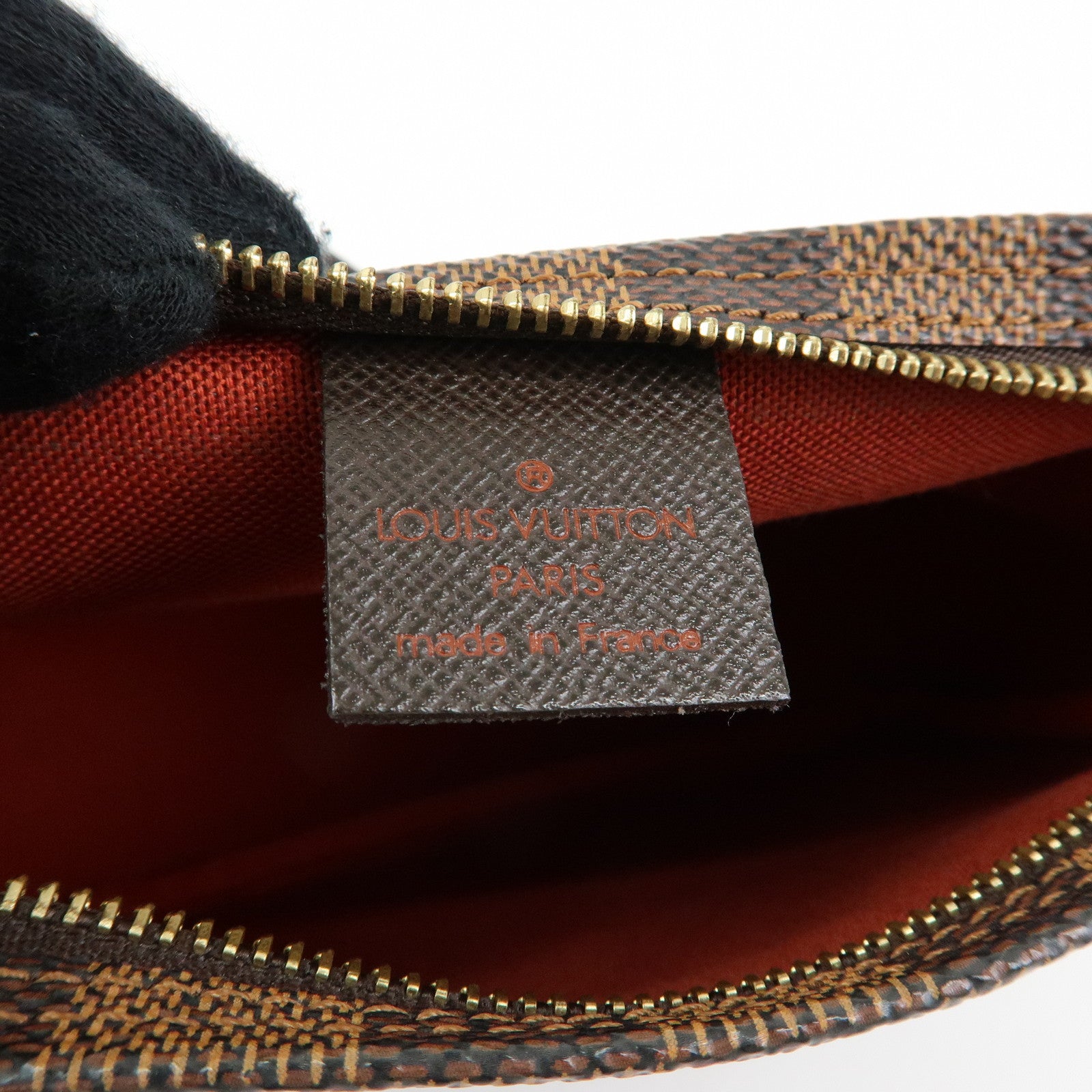 Louis Vuitton Damier Trousse Makeup Accessory Pouch Brown N51982