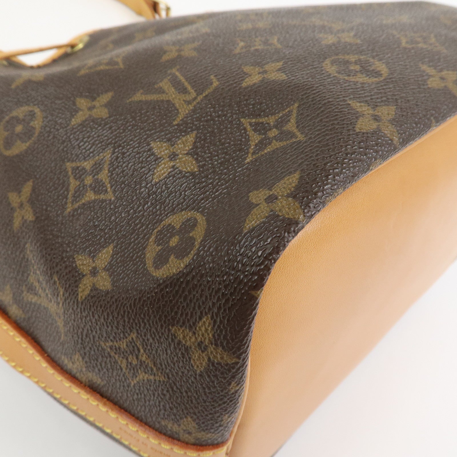 Louis Vuitton Monogram Petit Noe Shoulder Bag Brown M42226
