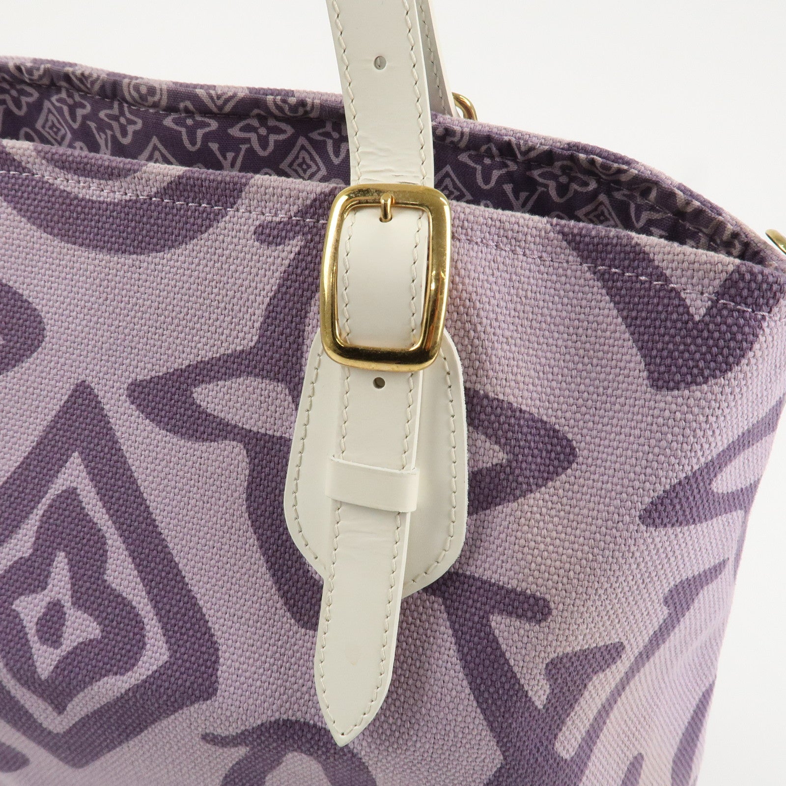 Louis Vuitton Cruise Line Canvas Tahitienne PM Tote Bag M95680 Used