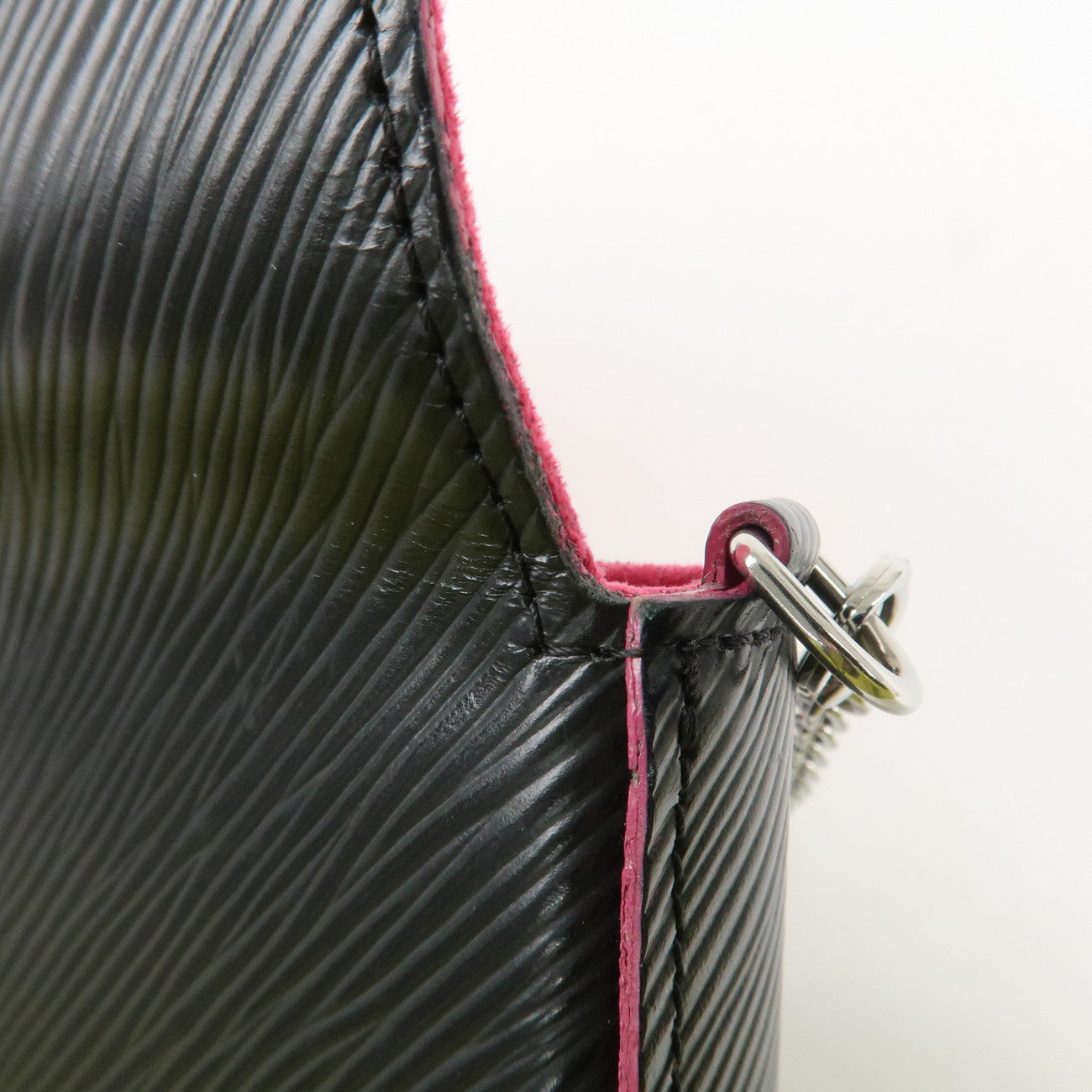 Louis Vuitton Epi Pochette Felicie Shoulder Bag Noir Pink M64579 Used