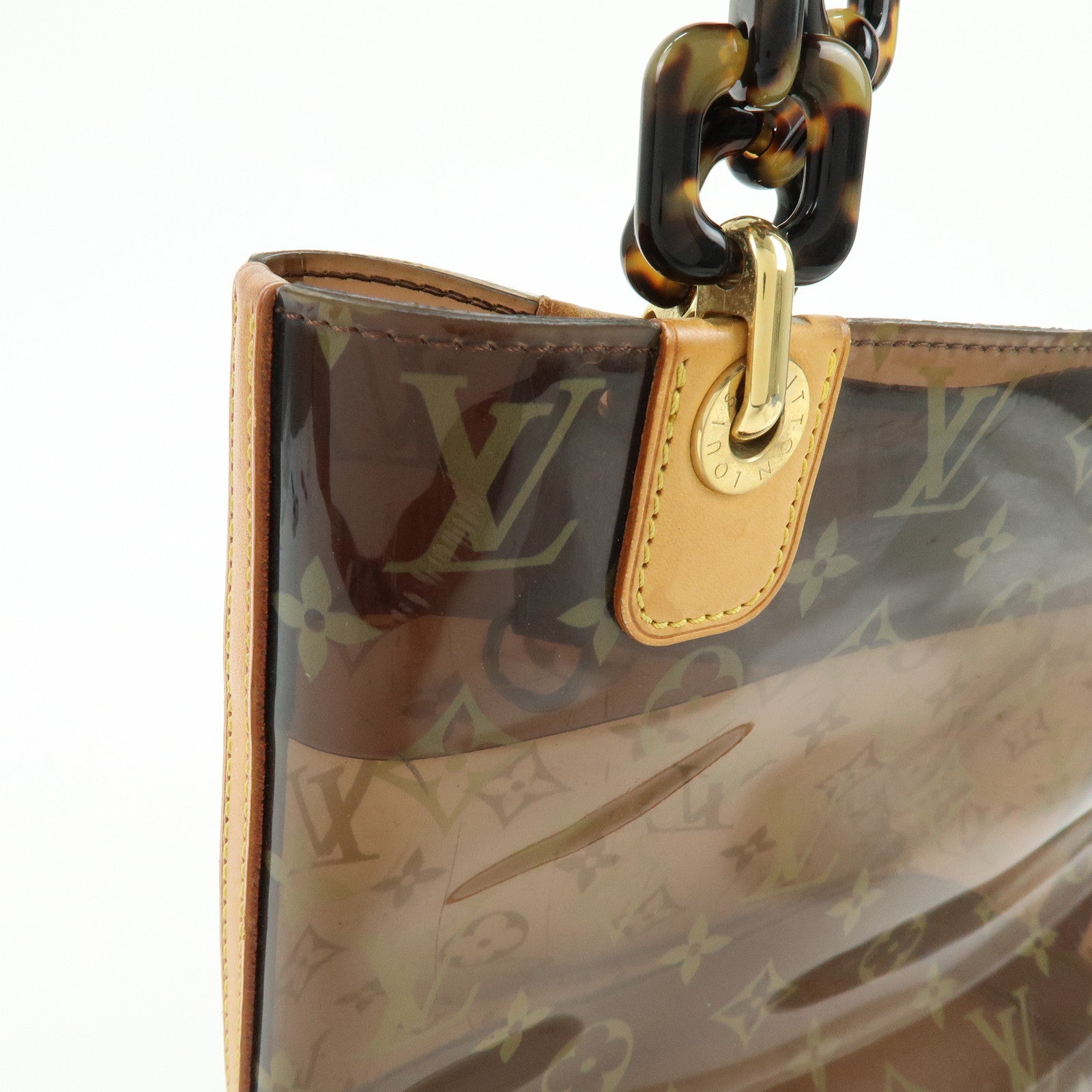 Louis Vuitton Monogram Cabas Ambre PM Tote Bag Clear Brown M92502