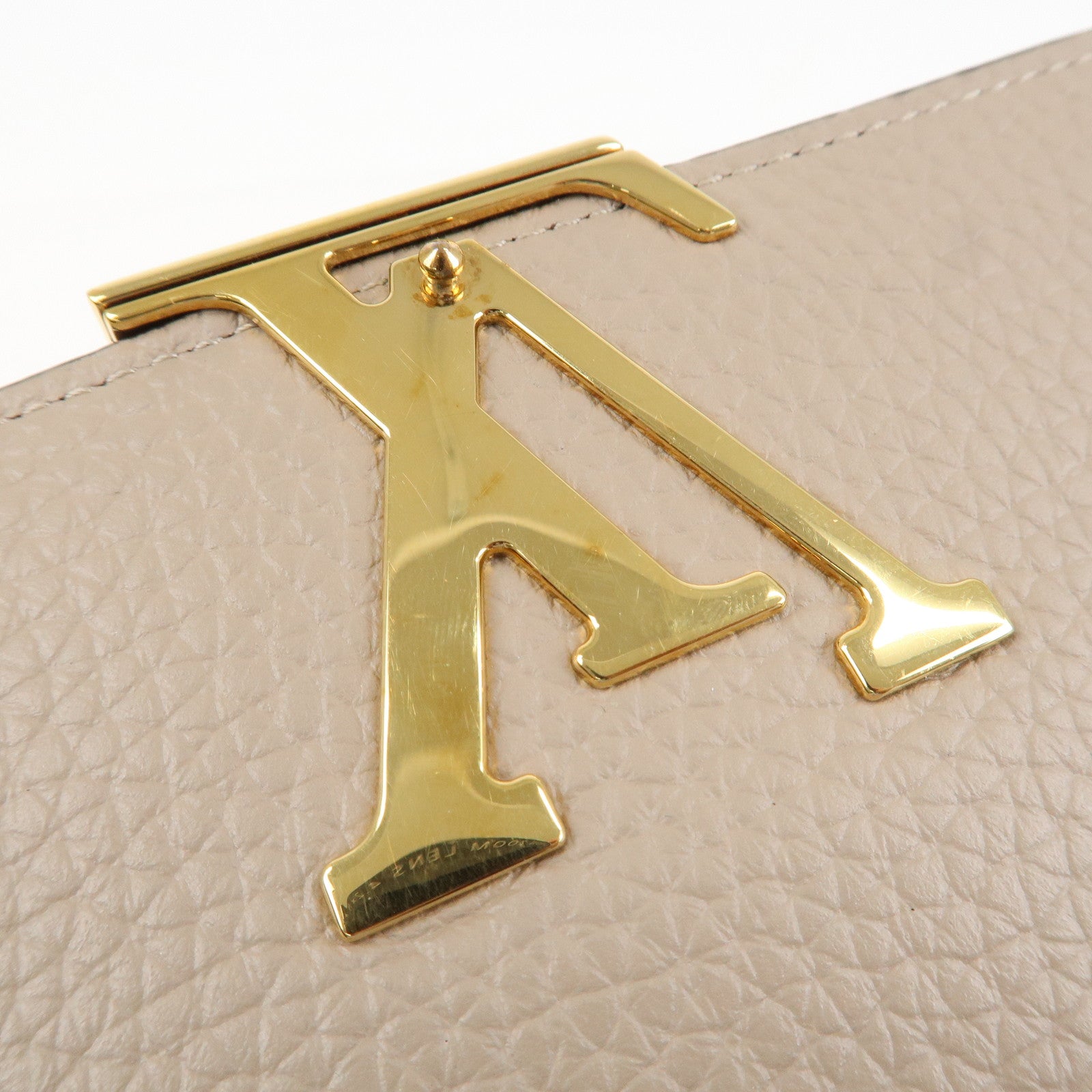 Louis Vuitton Portefeuille Capcines Taurillon Leather Wallet M61249 Used