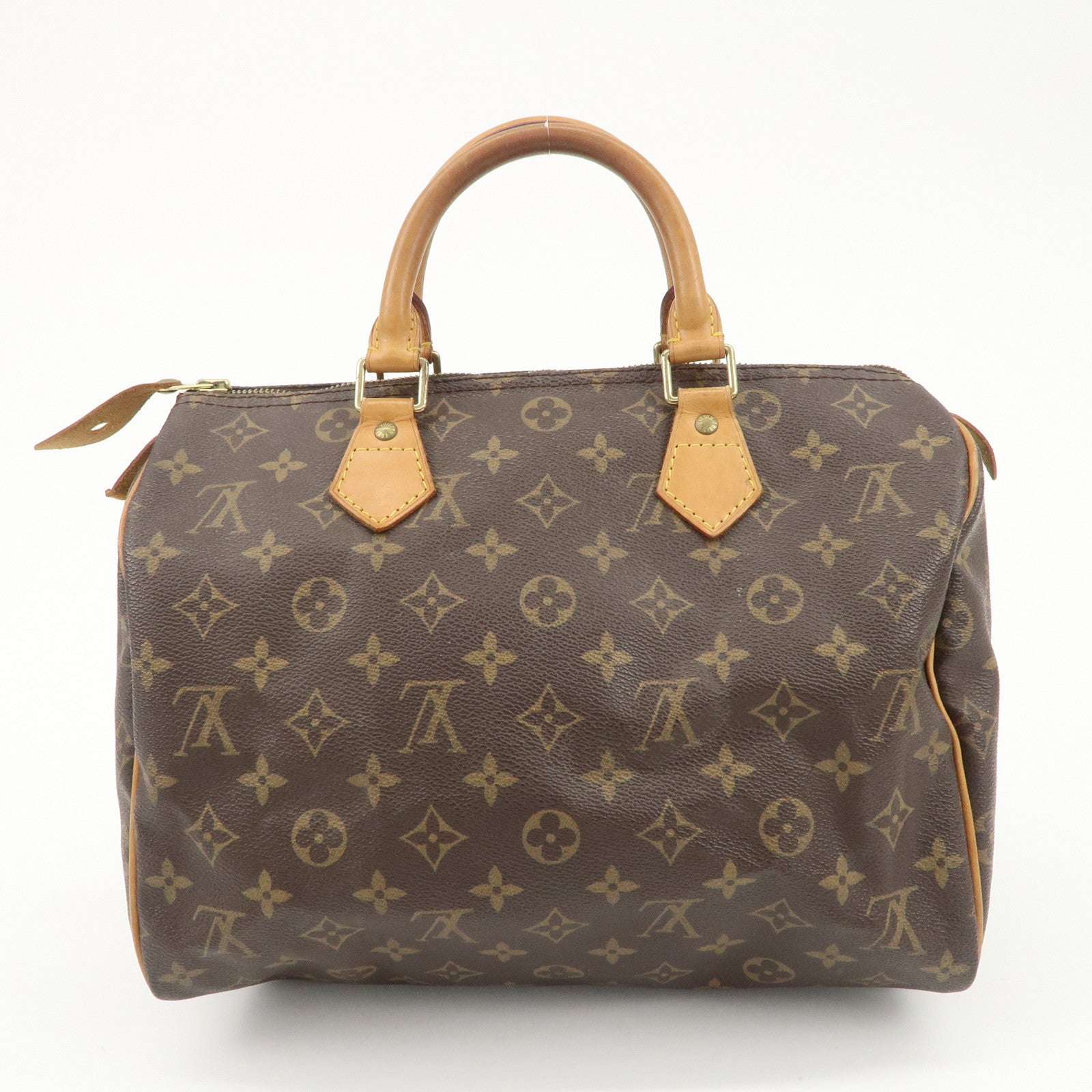 Louis Vuitton Monogram Speedy 30 Hand Bag Boston Bag M41526 Used