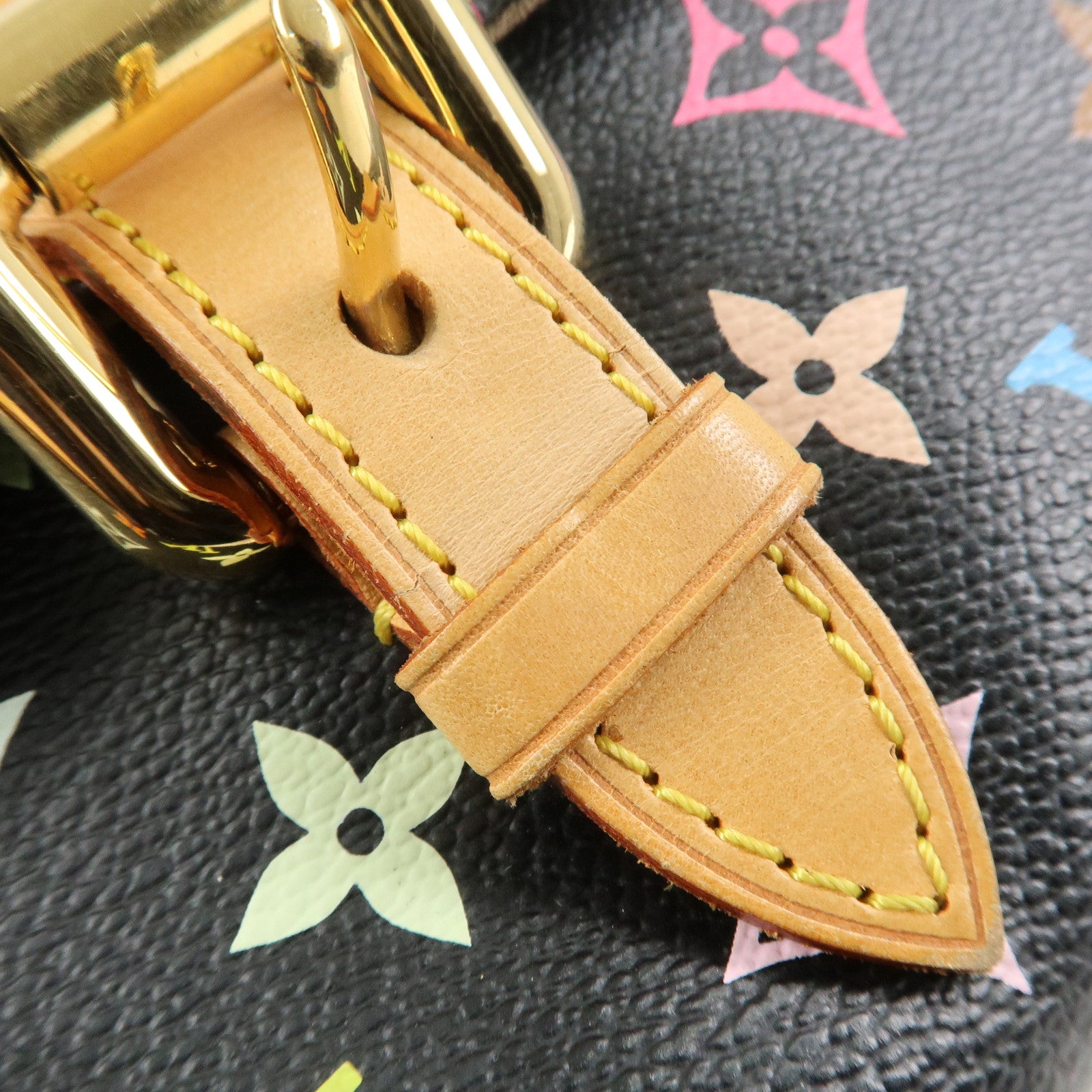 Louis Vuitton Monogram Multicolor Priscilla Hand Bag Noir M40097