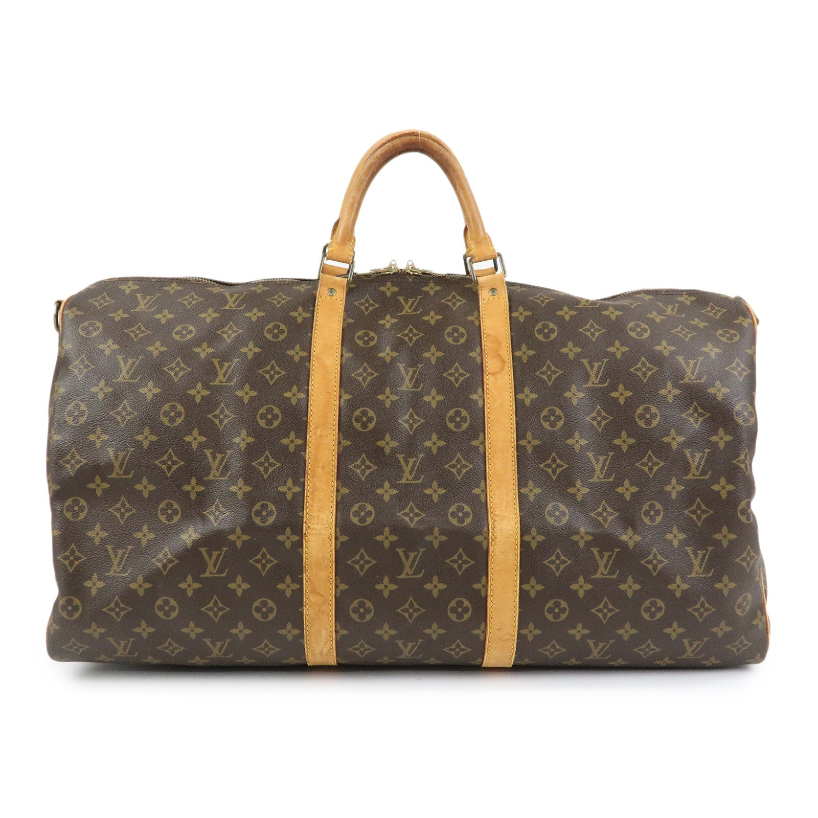 Louis Vuitton Monogram Keep All Bandouliere 60 Boston Bag M41412