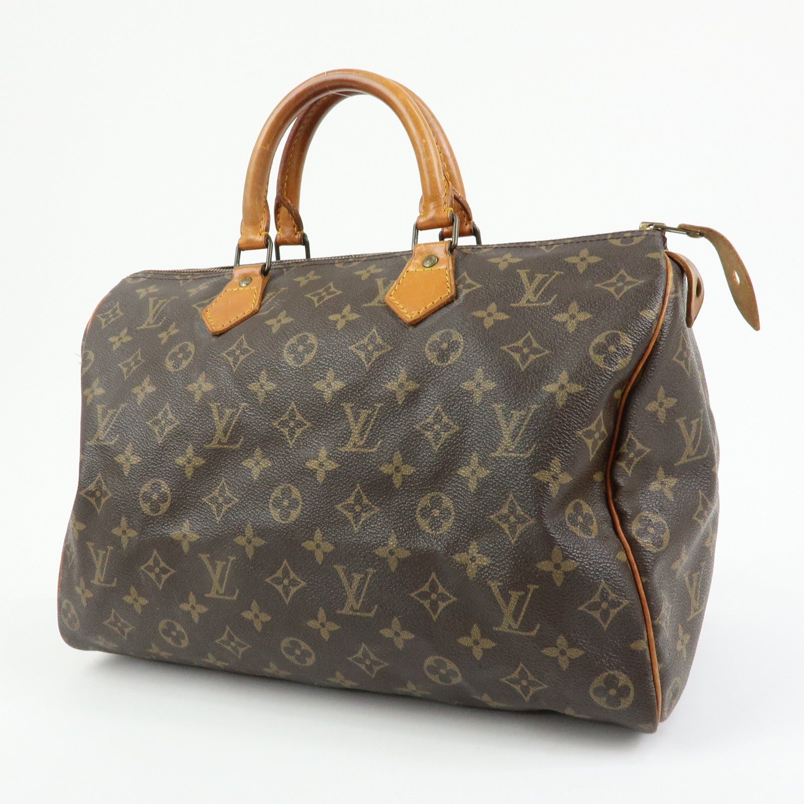 Louis Vuitton Monogram Speedy 35 Boston Bag Hand Bag M41524