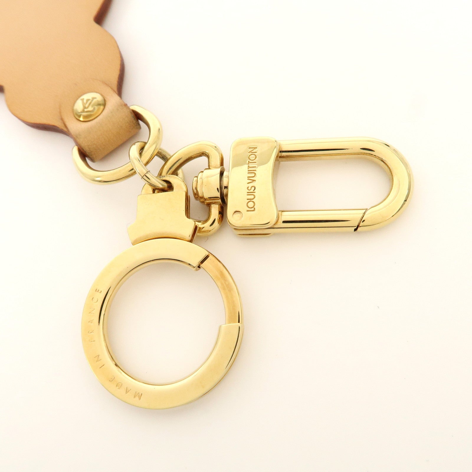 Louis Vuitton Porte Cles Panda Bag Charm Natural Gold M62637
